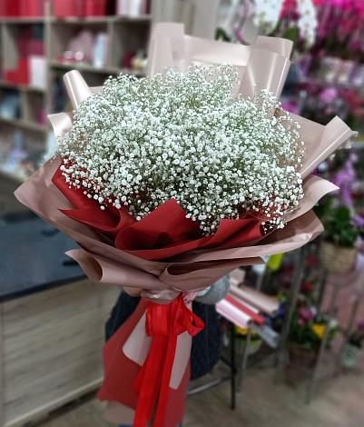 Букет цветов из: Гипсофила в Боковской