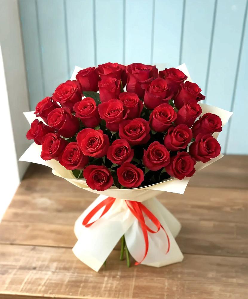 Букет 29 Красных роз в Боковской
