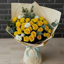 Букет цветов из:  Розы в Боковской