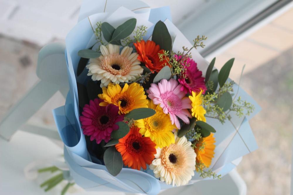 Букет цветов из: Герберы в Боковской