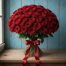 Букет Красные розы Блэк Меджик в Боковской