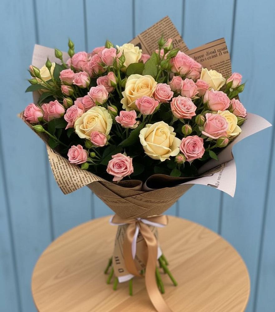 Букет цветов из: Розы в Боковской