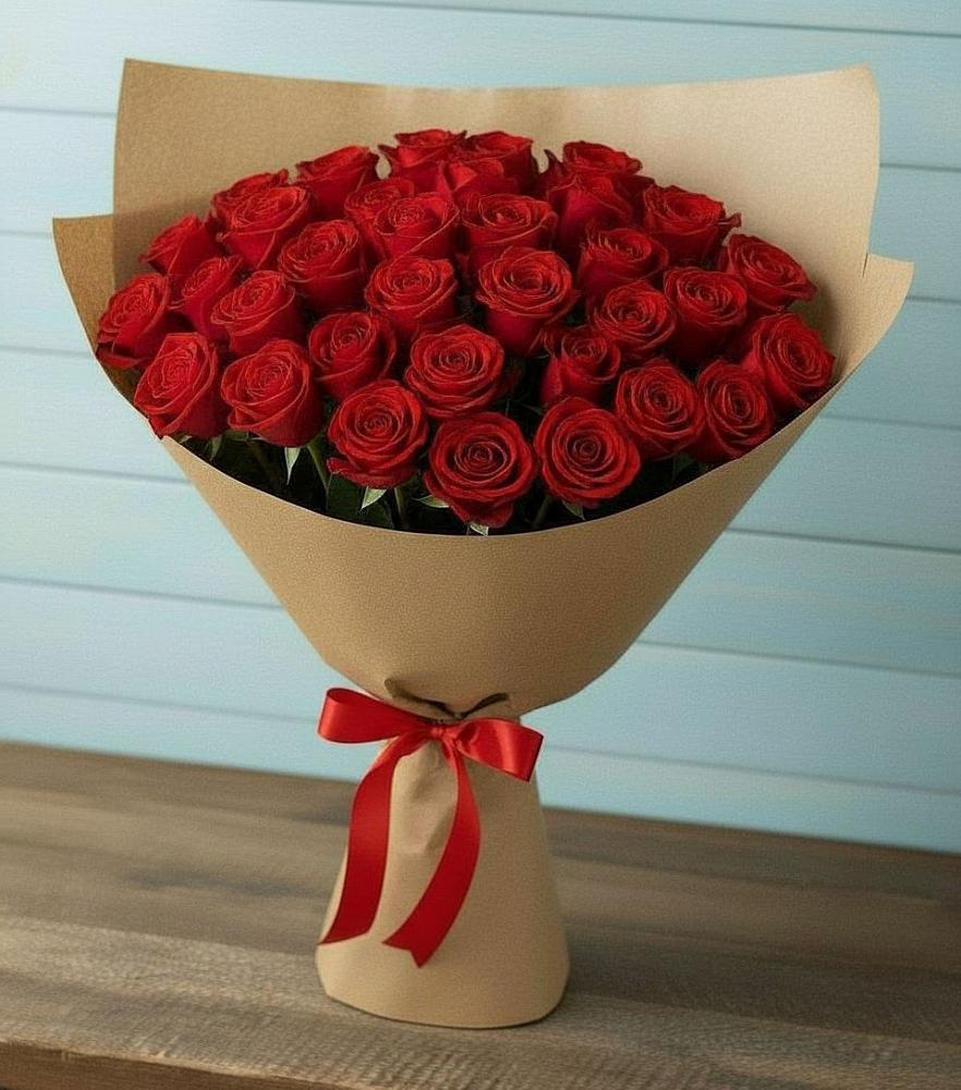 Букет Красные розы Милано в Боковской