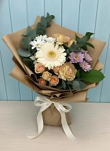 Букет цветов из:  Герберы и Хризантемы в Боковской