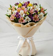Букет цветов из:  Альстромерии в Боковской