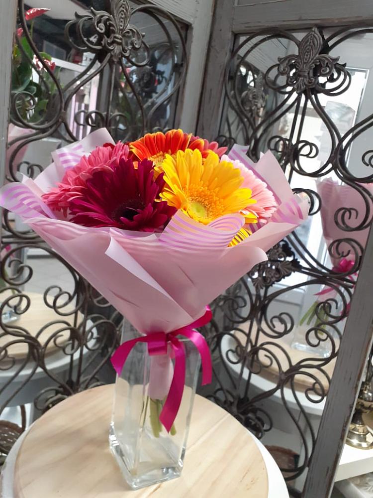 Букет цветов из: Герберы в Боковской