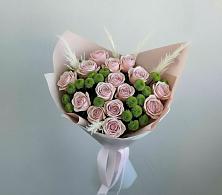 Букет цветов из:  Розы и Хризантемы в Боковской