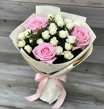 Букет цветов из:  Розы в Боковской