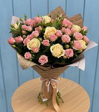 Букет цветов из:  Розы в Боковской
