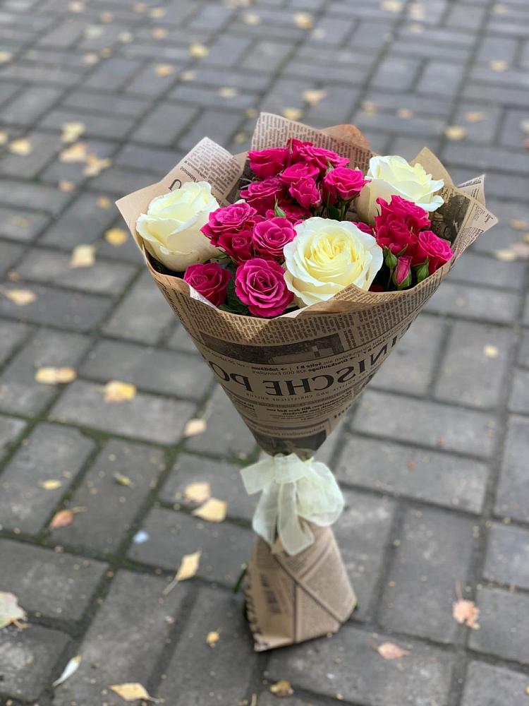 Букет цветов из: Розы в Боковской