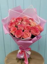 Букет 15 Розовых роз Равель #REPLACE_PRED# Боковской