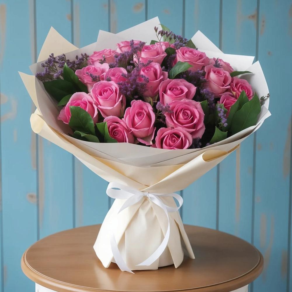 Букет цветов из: Розы в Боковской