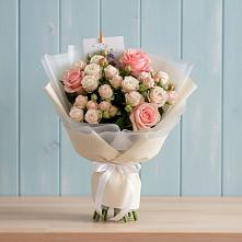 Букет цветов из:  Розы в Боковской